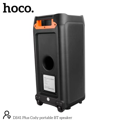 Акустика-караоке Hoco Cody Portable BT speaker DS41 plus |BT5.0, TWS, AUX/USB/TF/FM, 40W|