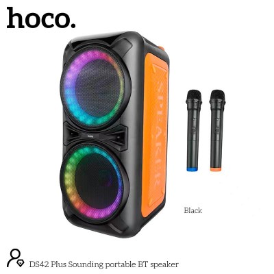 Акустика-караоке Hoco Sounding BT speaker DS42 plus |BT5.0, TWS, AUX/USB/TF/FM, 30W|