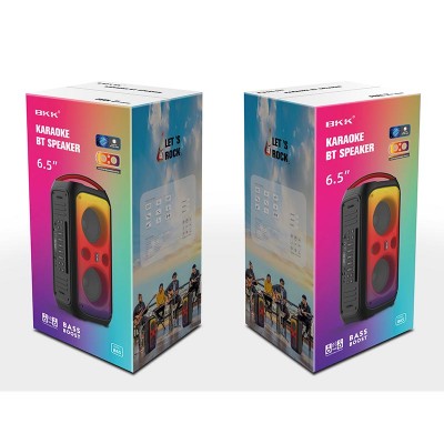 Акустика BKK Karaoke BT Speaker B65 |BT5.3, TWS, AUX/TF/USB/FM, 2*60W|