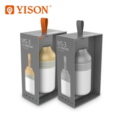 Акустика YISON TWS LED Night Light WS-3 |AUX/USB/BT, 3W|