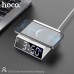 Настільні LED смарт-годинник with Qi Charger HOCO DCK1 |Alarm/Watch/Qi Charger, 10W|