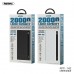 УМБ REMAX Hunyo Series with Display 20000mAh RPP-142 |4USB/1Type-C/Lightning, 2.1A|
