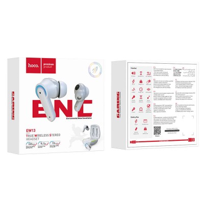 Навушники Hoco Magic flow true BT gaming headset EW13 |BT5.1, 35/500mAh, ENC, 4.5h|