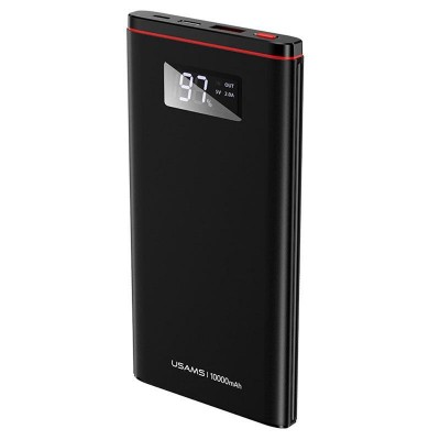 УМБ USAMS with display US-CD62 PB6 10000mAh |1USB+Type-C, PD, QC3.0, 3A|