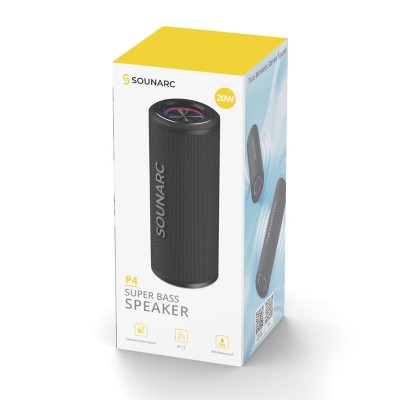 Акустика Sounarc P4 IPX6 |BT5.3, AUX,20W, EQ, TWS, 18h Max|