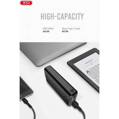 УМБ XO with LED PB72 20000 mAh |2USB/Type-C, 2A|
