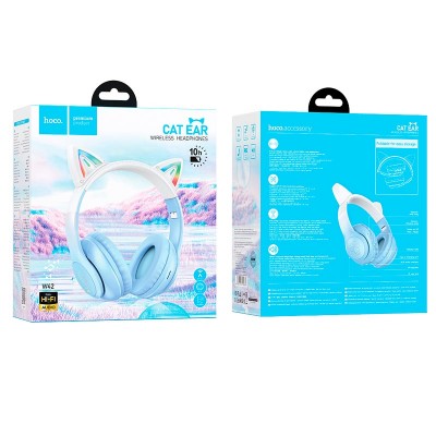 Навушники Hoco Cat ears BT headphones W42 |BT5.3, AUX/TF, 10h|