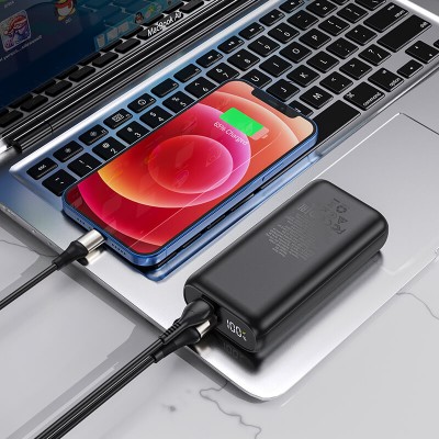 УМБ HOCO Aegis fully compatible power bank 10000mah Q5 |1USB/1Type-C, 5A/30W, PD/QC|