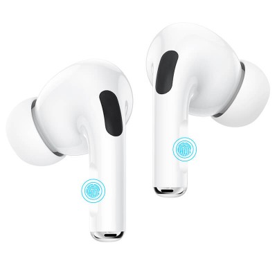 Навушники Bluetooth BOROFONE Active noise cancelling true wireless BT headset BW04 |BT5.1, ANC, 30/400mAh, 3.5h|
