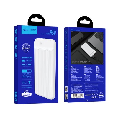 УМБ HOCO J52 New joy 10000mah |2USB/1Type-C, 2A|