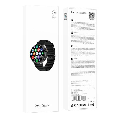Smart Watch Hoco Smart sports watch Y18 (call version) |BT Call, Track, HeartRate, IP67|