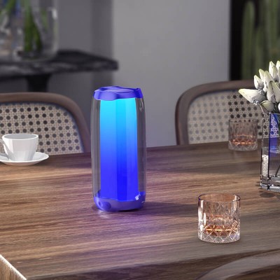 Акустика HOCO pulsating colorful luminous HC8 |4Hours, BT5.0, TWS, 360° Sound, AUX, FM, TF, USB|