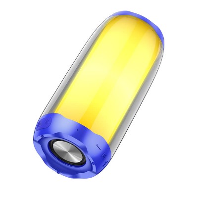 Акустика HOCO pulsating colorful luminous HC8 |4Hours, BT5.0, TWS, 360° Sound, AUX, FM, TF, USB|