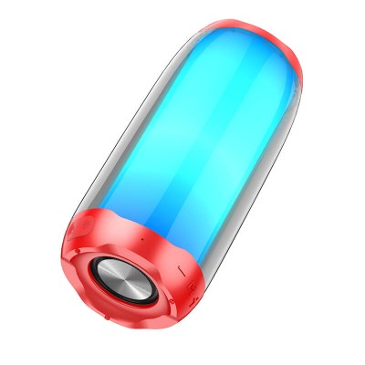 Акустика HOCO pulsating colorful luminous HC8 |4Hours, BT5.0, TWS, 360° Sound, AUX, FM, TF, USB|