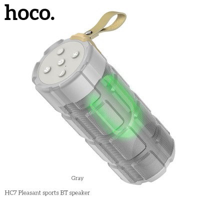Акустика HOCO pleasant LED sports BT speaker IPX5 HC7 |BT5.0, TWS, FM, TF, USB|