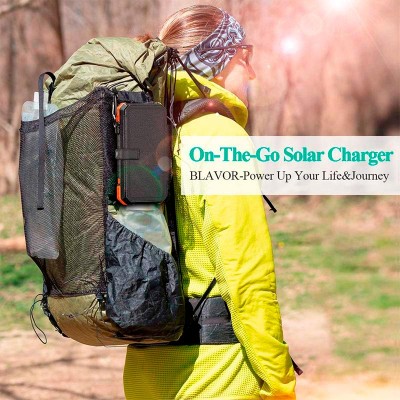 УМБ Solar power bank with 32pcs camping LED 20000mAh PN-W12Pro IPX4 |2USB/Type-C, 18W/3A, PD/QC|