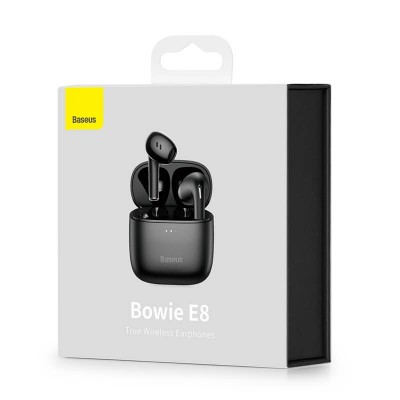 Навушники Bluetooth BASEUS True Wireless Earphones Bowie E8 IPX5 BT5. 0, 40/350mAh, 5h, Location, OTA| (NGE8-02)