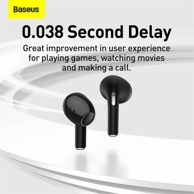 Навушники Bluetooth BASEUS True Wireless Earphones Bowie E8 IPX5 BT5. 0, 40/350mAh, 5h, Location, OTA| (NGE8-02)