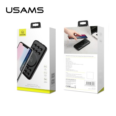 УМБ USAMS wireless US-CD87 10000mAh |2USB/Type-C, PD3.0/QC, 3A|