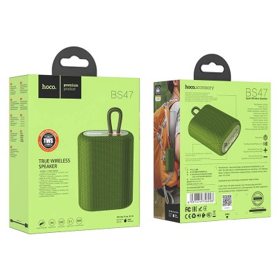 Акустика Hoco Uno sports BT speaker IPX5 BS47 |BT5.1, TWS, TF, FM, 3H|