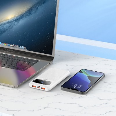 УМБ HOCO Fast Way fully compatible power bank J81 10000mah |2USB/1Type-C, 22.5W, 5A, QC/PD|