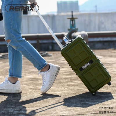 Акустика-караоке REMAX Outdoor portable karaoke Bluetooth speaker X5 |50W, 6Hours|