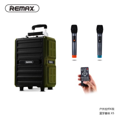 Акустика-караоке REMAX Outdoor portable karaoke Bluetooth speaker X5 |50W, 6Hours|