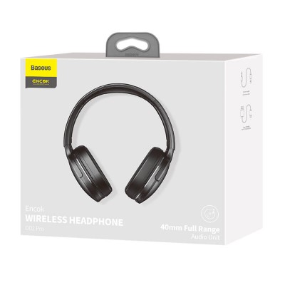 Навушники Bluetooth BASEUS Encok Wireless headphone D02 Pro |BT5.0, AUX| (NGD02-C02)