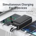 УМБ REMAX Leader Series Fast Chaging Power Bank RPP - 184 40000mAh |3USB/Type-C/Lightning, 2.1A|