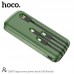 УМБ HOCO large screen power bank DB07 10000mAh |1USB, 2A, Lightning,Type-C, Micro USB Cable|