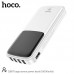 УМБ HOCO large screen power bank DB07 10000mAh |1USB, 2A, Lightning,Type-C, Micro USB Cable|