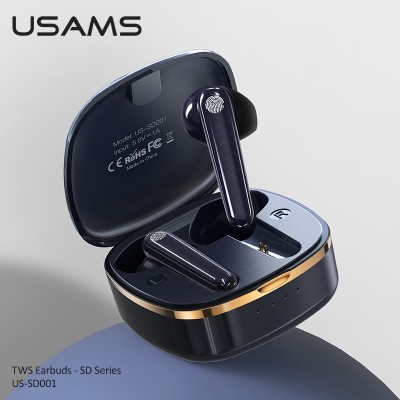 Навушники Bluetooth USAMS TWS Earbuds SD Series US-SD001 |BT5.0, 40/300mAh, 3.5h|