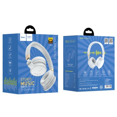 Навушники Bluetooth Hoco Enjoyment Hi-Res W26