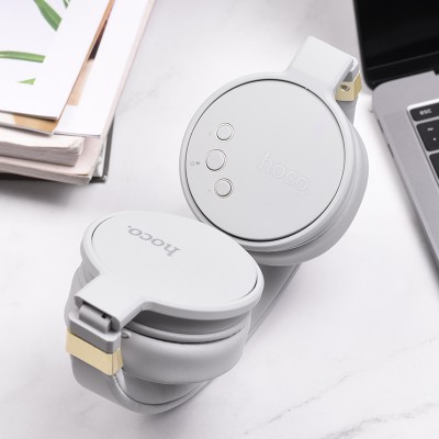 Навушники Bluetooth Hoco Enjoyment Hi-Res W26
