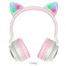 Навушники Bluetooth Hoco Cheerful Cat ear W27
