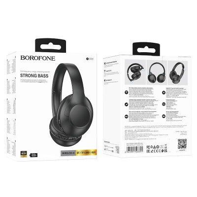 Навушники Borofone Glamour BT headset BO23 |BT5.3/AUX/TF, 20h|