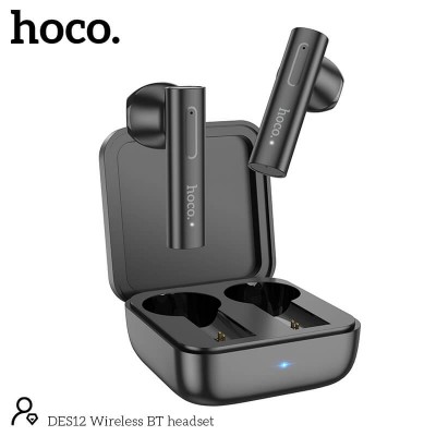 Навушники Bluetooth Hoco True wireless BT headset DES12 |BT5.0, 30/350mAh, 2.5-3h|