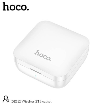 Навушники Bluetooth Hoco True wireless BT headset DES12 |BT5.0, 30/350mAh, 2.5-3h|
