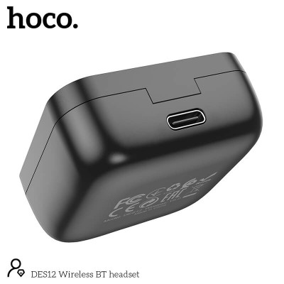Навушники Bluetooth Hoco True wireless BT headset DES12 |BT5.0, 30/350mAh, 2.5-3h|