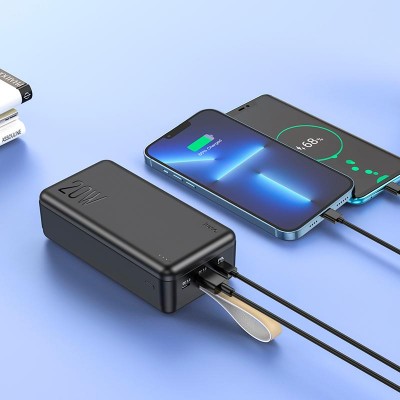 УМБ HOCO Tacker power bank J87B 30000mAh |2Type-C/1USB, QC/PD, 20W/3A|