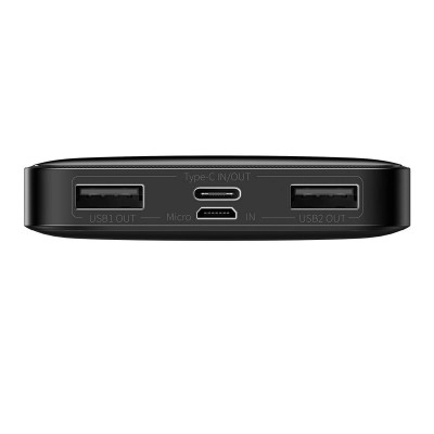 УМБ BASEUS Bipow Digital Display Power bank 10000mAh |2USB/1Type-C, 3A/15W, QC| (PPDML-I02)