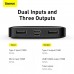 УМБ BASEUS Bipow Digital Display Power bank 10000mAh |2USB/1Type-C, 3A/15W, QC| (PPDML-I02)