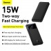 УМБ BASEUS Bipow Digital Display Power bank 10000mAh |2USB/1Type-C, 3A/15W, QC| (PPDML-I02)