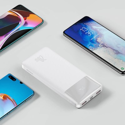 УМБ BASEUS Bipow Digital Display Power bank 10000mAh |2USB/1Type-C, PD/QC, 20W, 3A| (PPDML-L02)