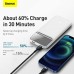 УМБ BASEUS Magnetic wireless quick charging power bank 10000mAh |1USB/1Type-C, 3A, 20W| (PPMT-02)