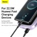 УМБ BASEUS Qpow Digital Display Quick Charging Power Bank (With IP Cable) 20000mAh |USB/Type-C/Lightning, 20W/5A, PD/QC| (PPQD-H05)