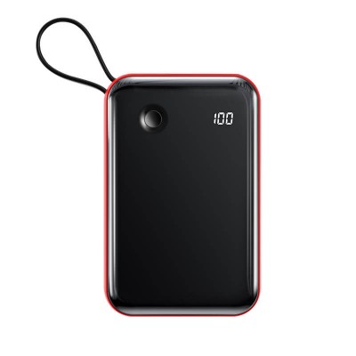 УМБ BASEUS Mini S Digital Display 10000mah (With Type - C cable) |3A, 15W, 1USB/1Lightning/1Type-C| (PPXF-A09)