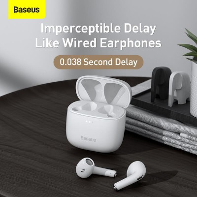 Навушники Bluetooth BASEUS True Wireless Earphones Bowie E8 IPX5 BT5. 0, 40/350mAh, 5h, Location, OTA| (NGE8-02)