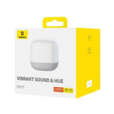 Акустика Baseus Aequr V2 Wireless Speaker Moon |BT5.0, 3EQ, 30h, TWS|