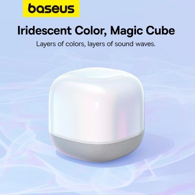 Акустика Baseus Aequr V2 Wireless Speaker Moon |BT5.0, 3EQ, 30h, TWS|